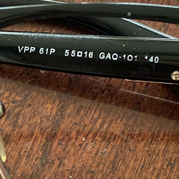 Prada eye 👁️ glasses black & silver frame only made in Italy unisex - Picture 8 of 16